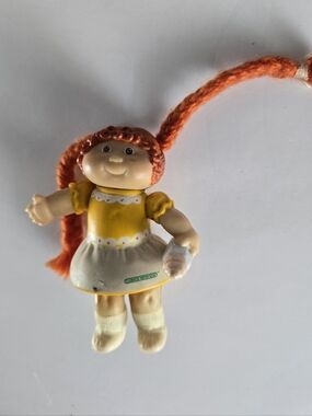 Vintage 1984 Cabbage Patch Kids Figurine Orange YARN HAIR